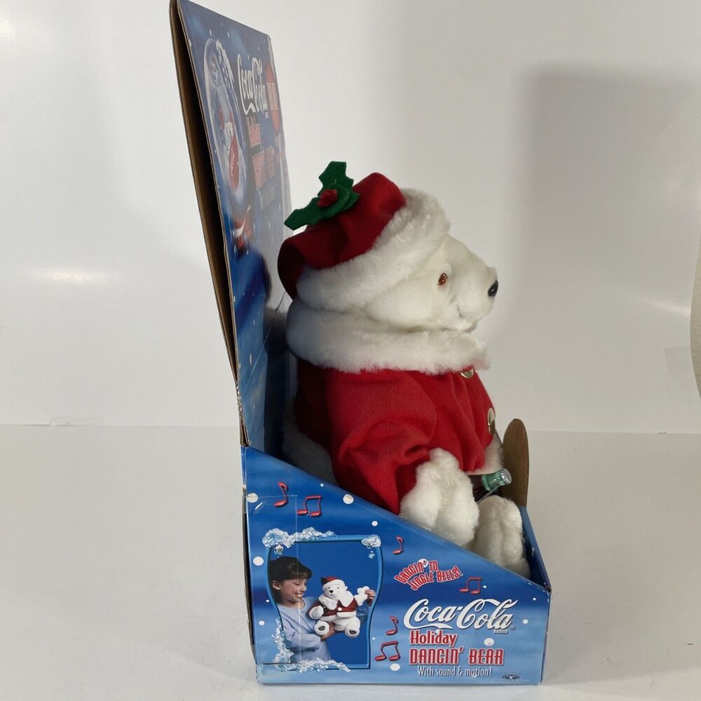 Coca Cola Holiday Dancin’ Bear With Sound And Motion - Untested - Picture 2 of 6